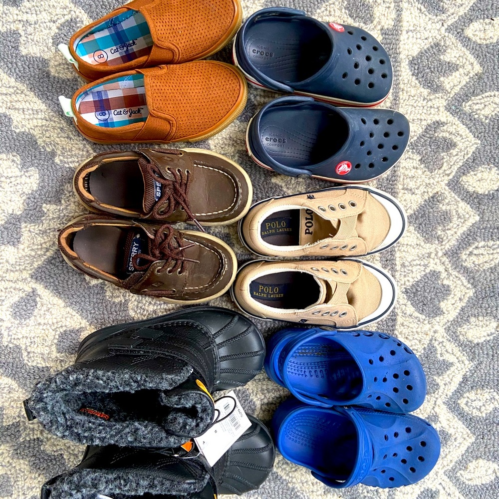 Lot of Boys Toddler Shoes